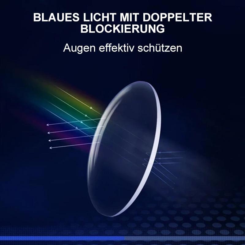 Vouwbare Leesbril met Blauwlichtfilter Titanium Rond en Vierkant Ultralicht Compact 19g Oogbescherming | Sansoti