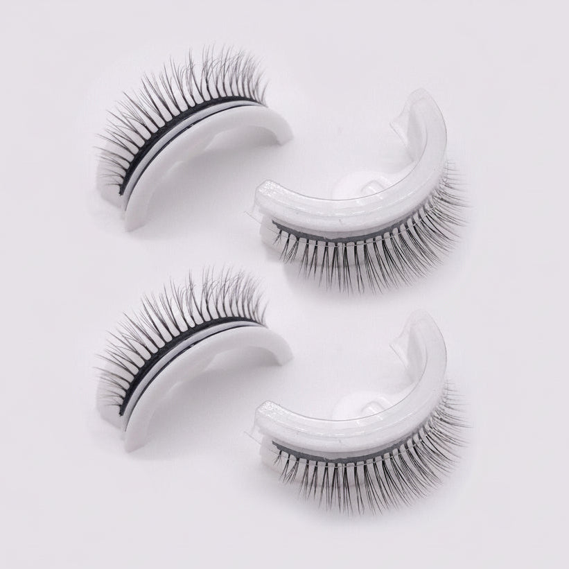 Reusable Self-Adhesive False Eyelashes Water-Resistant Natural Look without Glue Fake Eyelashes Eye Makeup | Sansoti