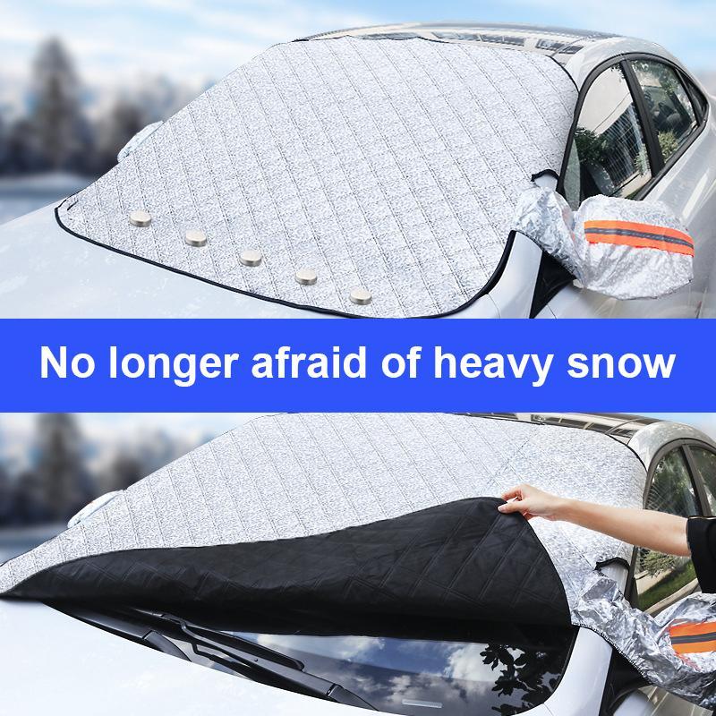 Magnetische Autoruitbeschermer Voorruit Zonwering IJsbescherming met Spiegelhoezen Winterdeken All Season Auto | Sansoti