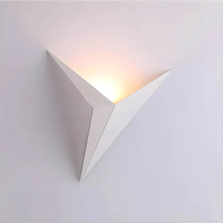 Applique murale Oiseau fer noir éclairage mural chambre salon design minimaliste style origami LED | Restfield