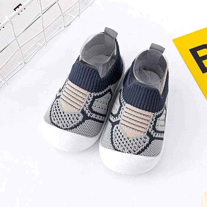 Antislip Babyschoensokken met TPR Zool Katoenen Bovenwerk voor Wandelende Peuters Eerste Stapjes Indoor | Sansoti