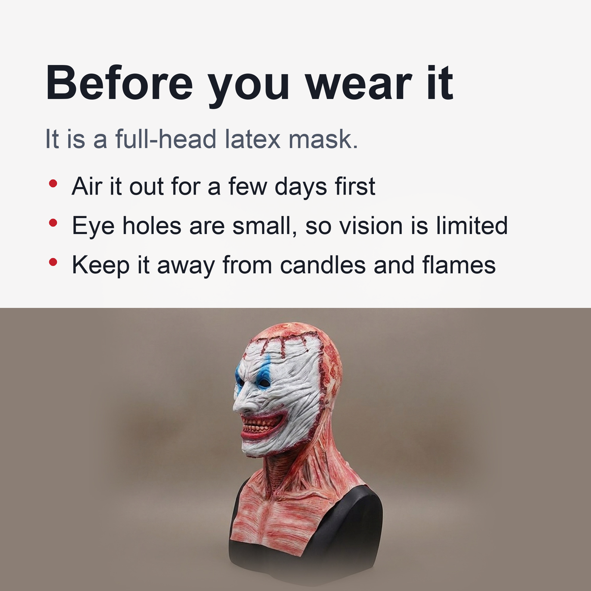 Dubbellaags Halloween Masker met Afneembaar Clowngezicht en Bewegende Kaak voor Volwassenen Carnaval | Sansoti