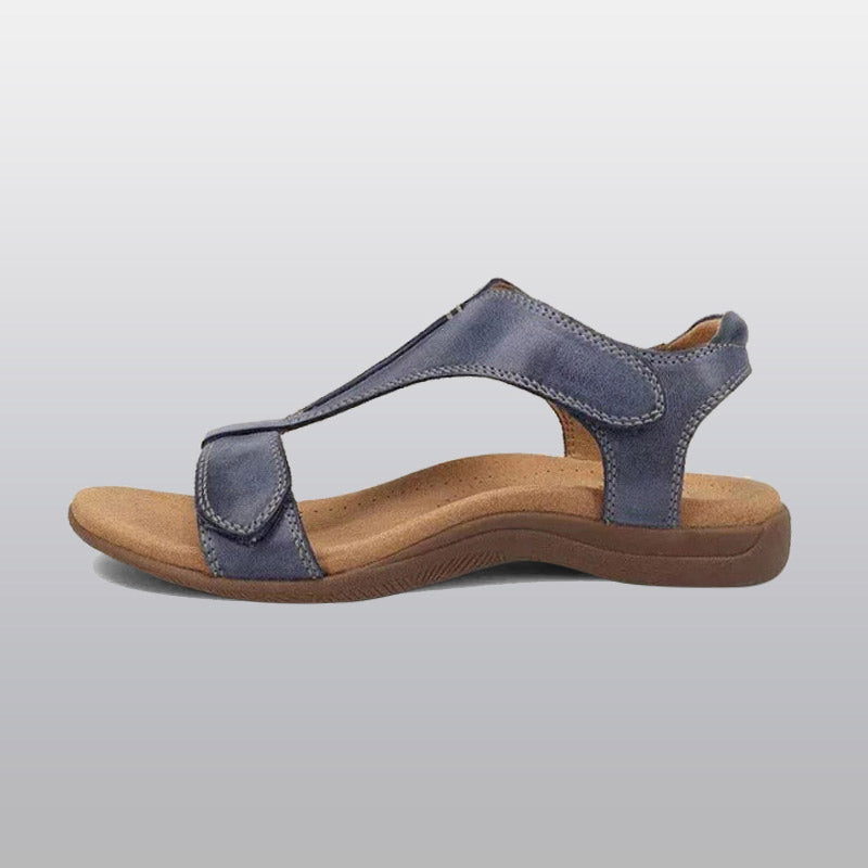 Orthopedische Dames Sandalen met Voetgewelfsteun T-band Verstelbaar Ademend Microvezel Zomer Comfortabel | Sansoti