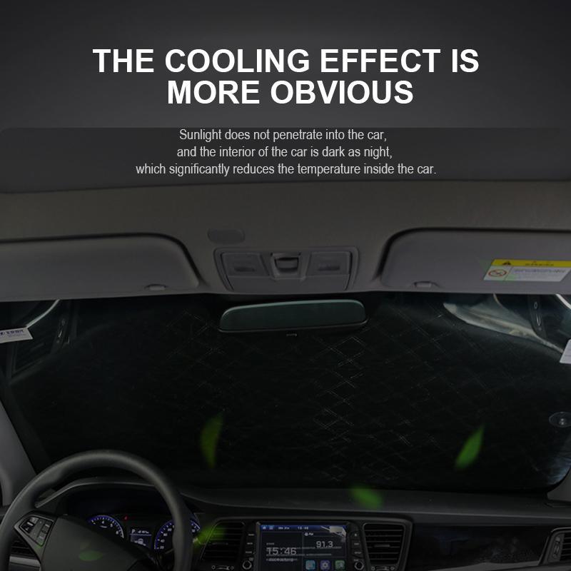 Magnetische Autoruitbeschermer Voorruit Zonwering IJsbescherming met Spiegelhoezen Winterdeken All Season Auto | Sansoti