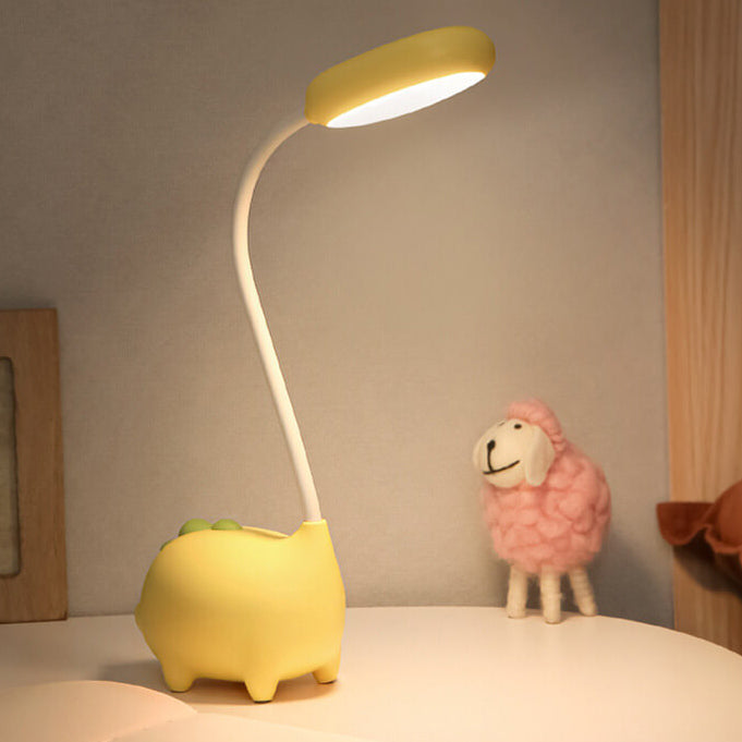 Compacte LED-tafellamp PP kunststof 3W 300lm decoratieve bureauverlichting modern kleurrijk design voor slaapkamer kantoor | Sansoti