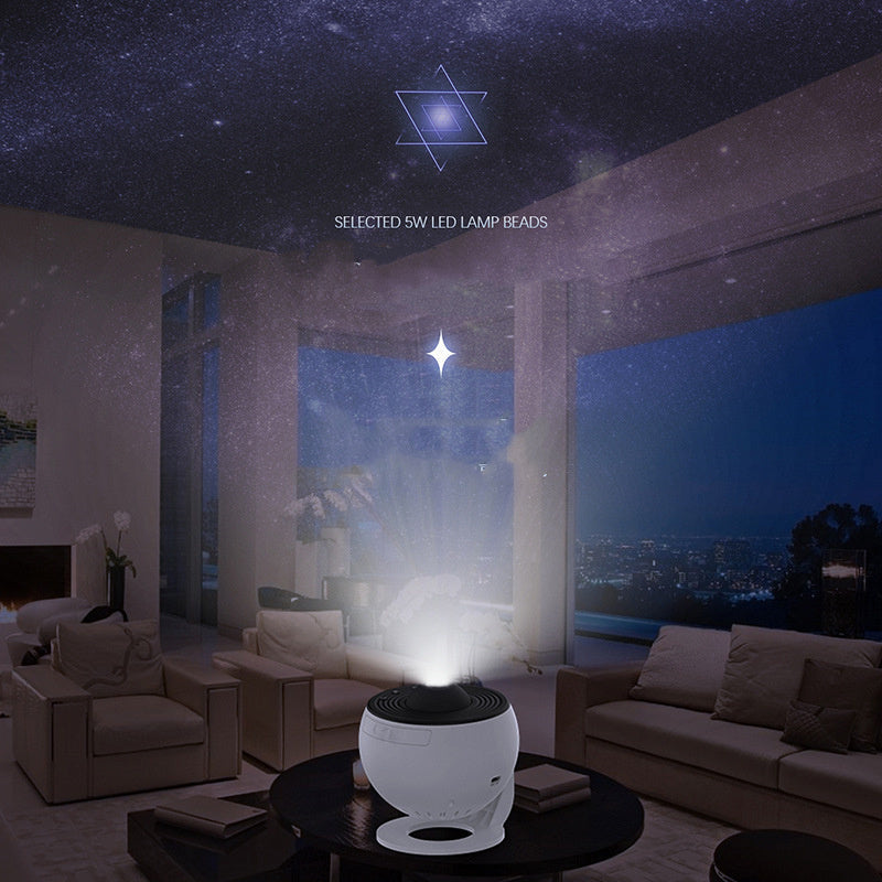 Galaxy Projection Starry Sky Projector with Interchangeable Discs – Space Visualization for Children and Adults | Sansoti