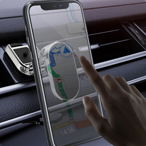 Magnetische Telefoonhouder Auto Universeel Dashboard en Ventilatie Verstelbaar 360° Draaibaar | Sansoti