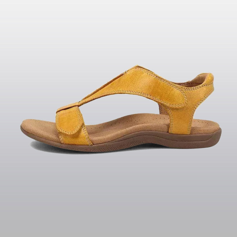 Orthopedische Dames Sandalen met Voetgewelfsteun T-band Verstelbaar Ademend Microvezel Zomer Comfortabel | Sansoti