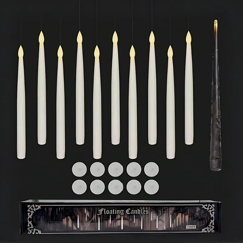 Bougies LED flottantes résistantes à l'eau, lumière blanc chaud vacillante, éclairage d'ambiance intérieur et extérieur, fête et bassin | Sansoti