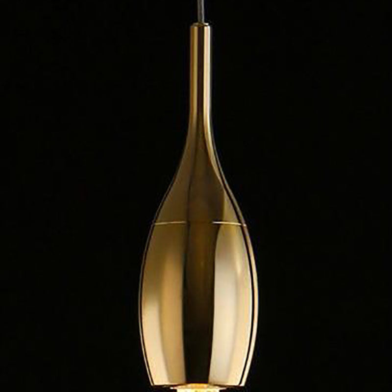 Glazen Hanglamp met Gouden Metalen Armatuur en Geïntegreerde LED-Verlichting – Scandinavisch Design voor Eetkamer, Woonkamer en Keuken | Sansoti