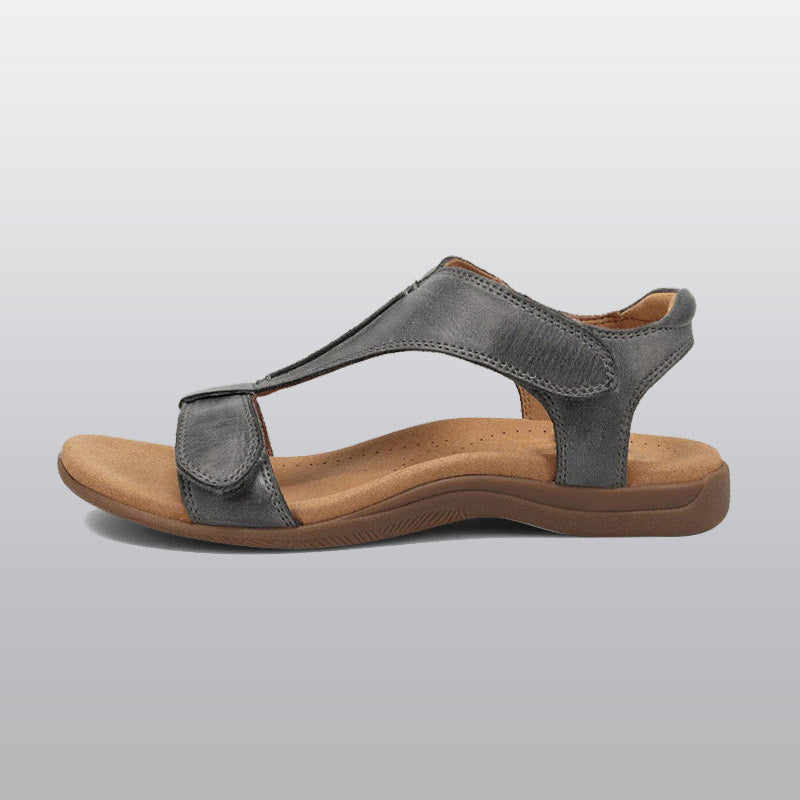 Orthopedische Dames Sandalen met Voetgewelfsteun T-band Verstelbaar Ademend Microvezel Zomer Comfortabel | Sansoti