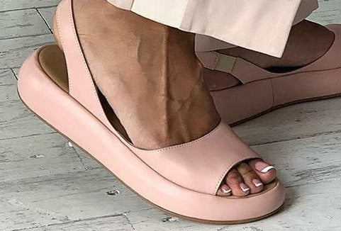 Platte Damessandalen Lente-Zomer Open Teenmodel Casual Teenslippers Comfortabel Schoeisel Strandschoenen | Sansoti