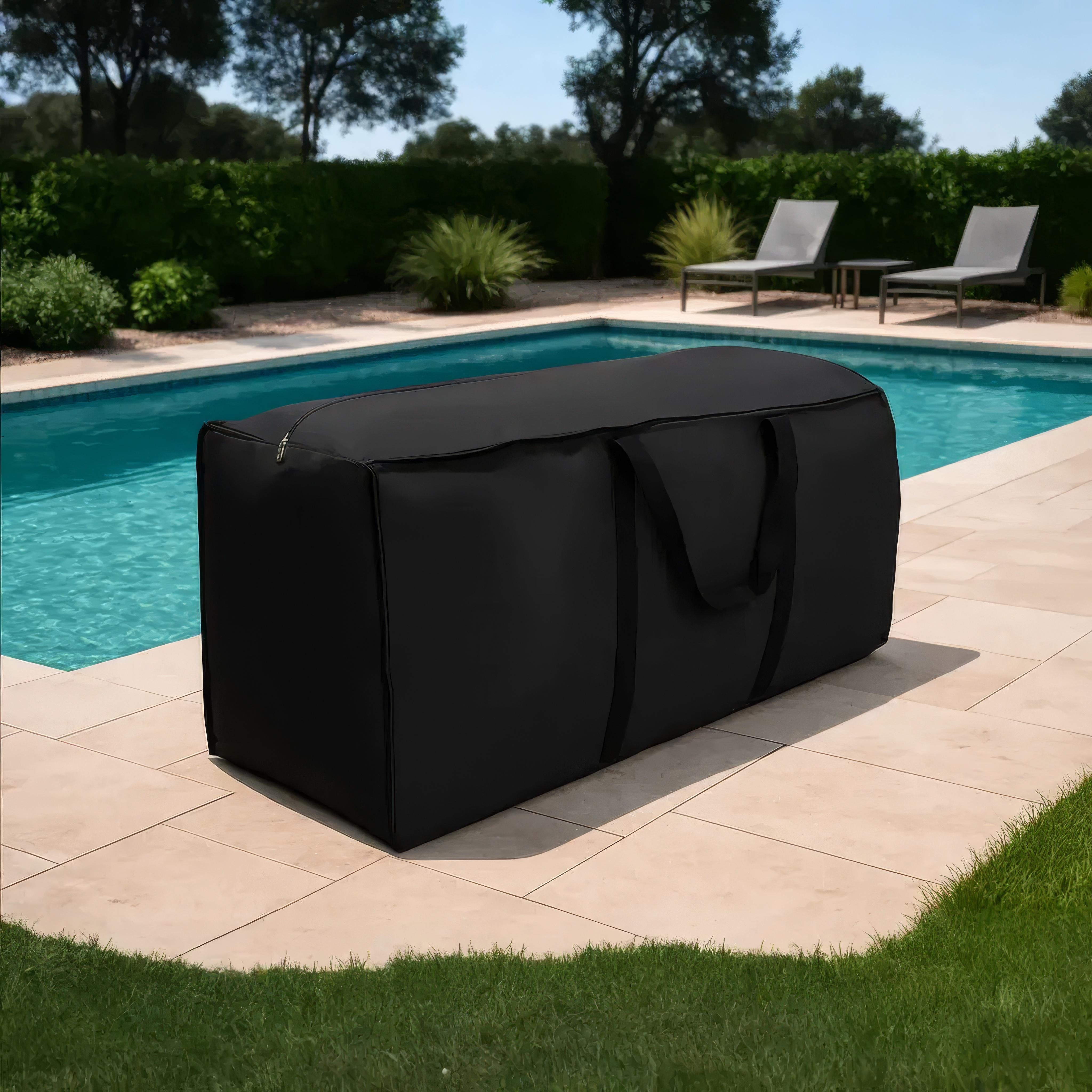 Waterdichte Beschermhoes voor Tuinmeubilair UV-Bestendig 210D Oxford Zwart M & L | Sansoti