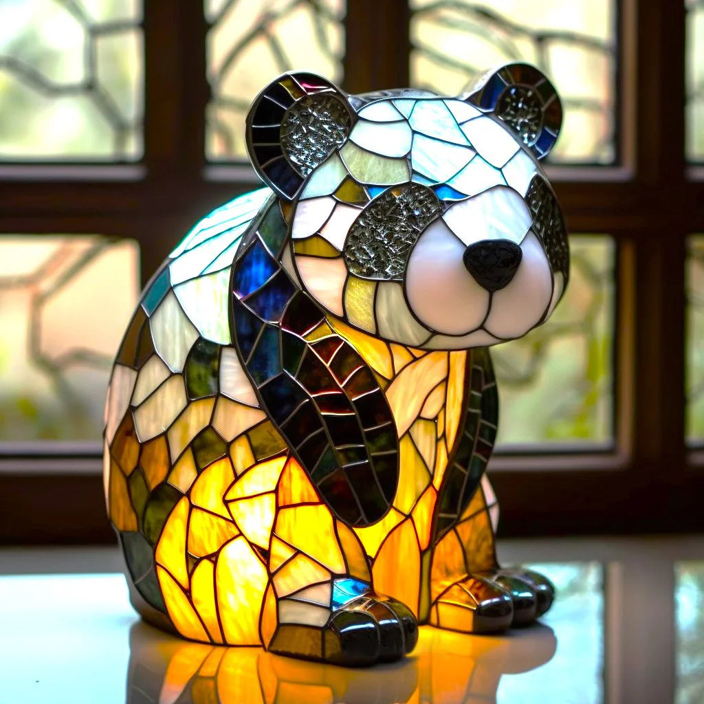 Decoratieve Dierenlamp 15 cm – Kunstlamp met LED-verlichting voor Kinderkamer, Woonkamer en Sfeerverlichting | Sansoti