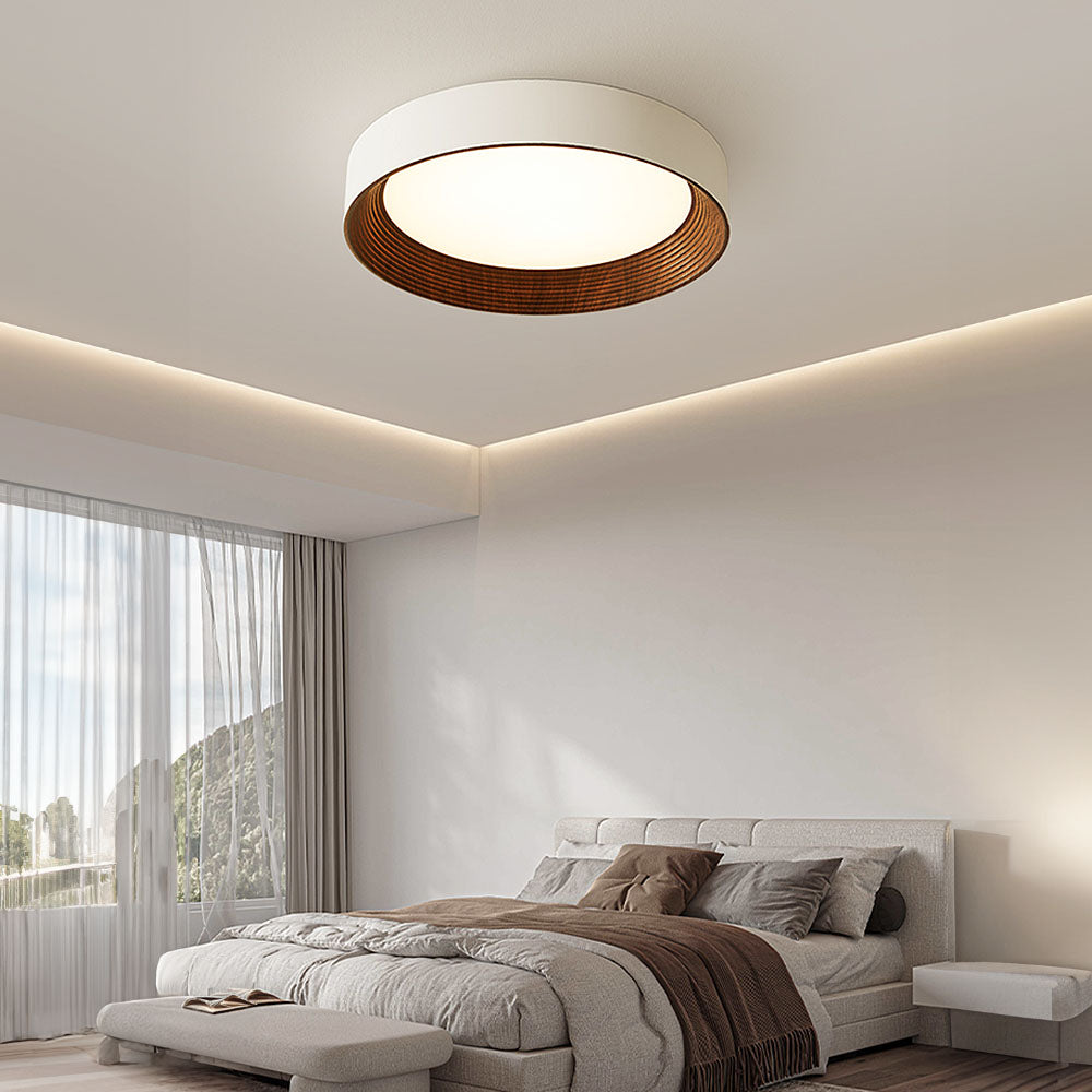 Minimalistische Plafondlamp Rond Laagbouw Slaapkamer Plafondverlichting LED | Sansoti