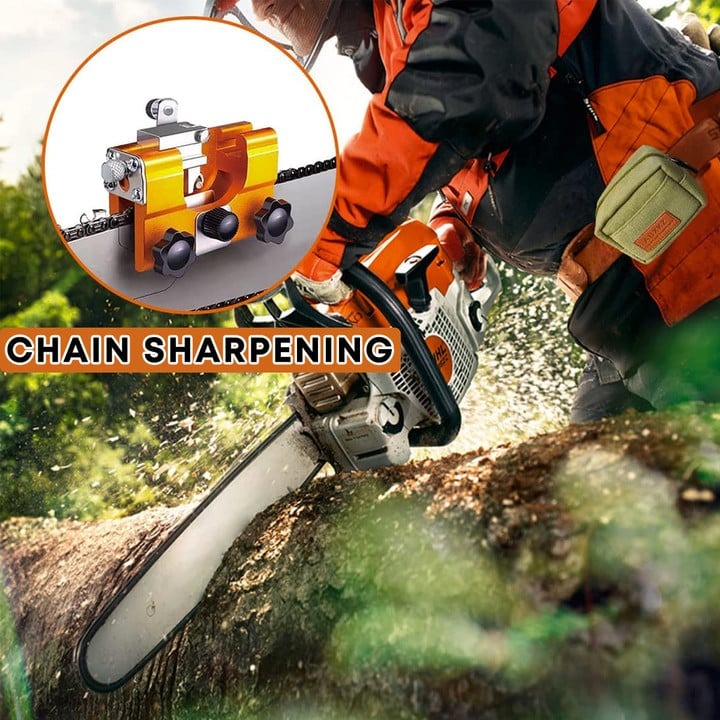 Handmatige Kettingzaagslijper Compact Gereedschap 30° Slijphoek Slijpen Onderhoud Precisie Zaagketting | Sansoti