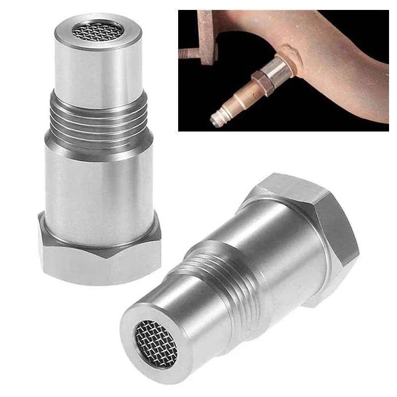 O2-Sensoradapter M18x1.5 mit integriertem Katalysator für Auspuffmodifikationen bei Offroad-Fahrzeugen, universell einsetzbar | Sansoti