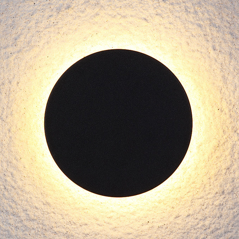 Minimalistische LED-Außenwandleuchte aus Metall, rund oder quadratisch, wasserdicht nach IP65, Gartenbeleuchtung für Flur und Terrasse | Sansoti