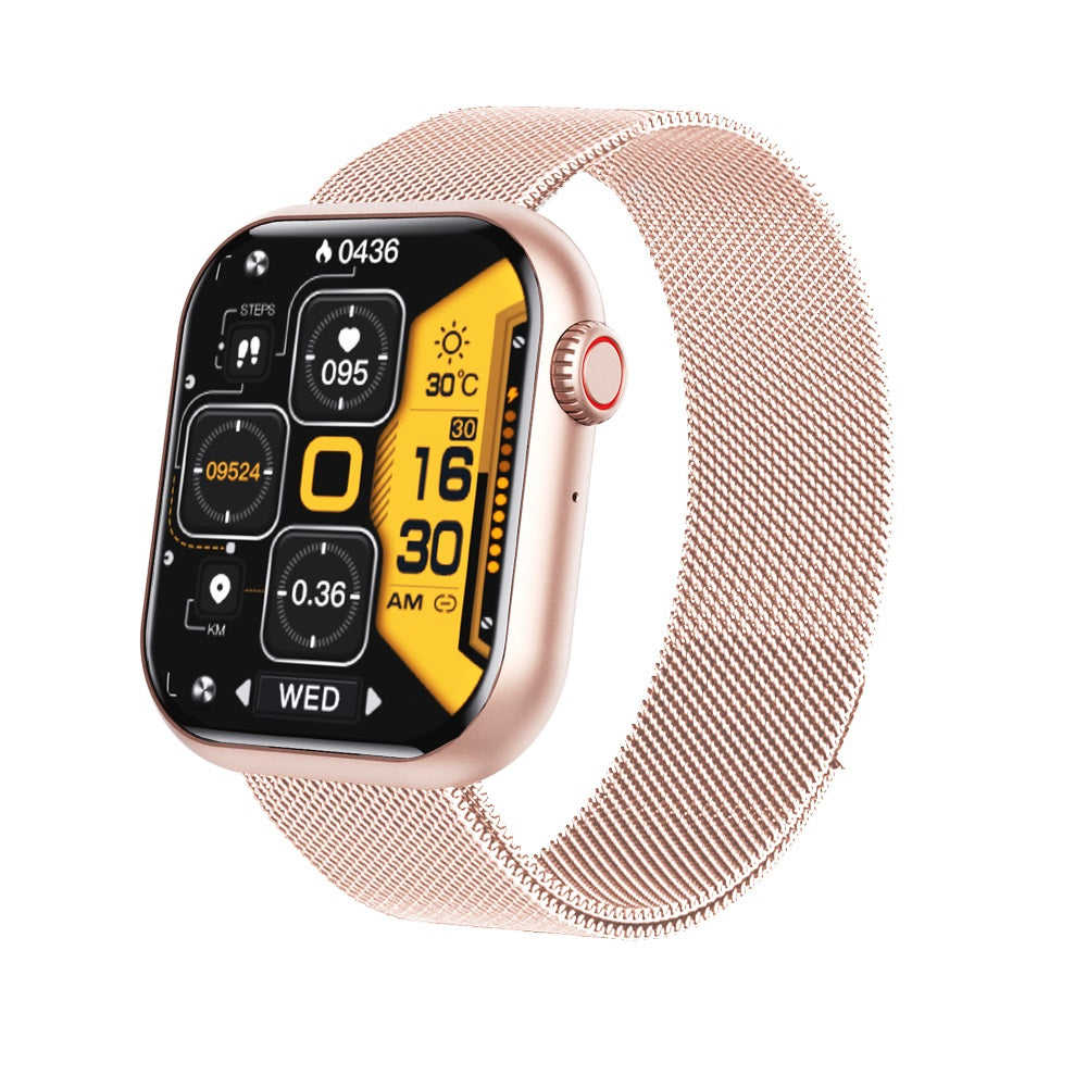 Gezondheidssmartwatch met Hartslagmeter Bloeddrukmeting Zuurstofwaarden Slaapmonitoring Waterdicht Sport | Sansoti