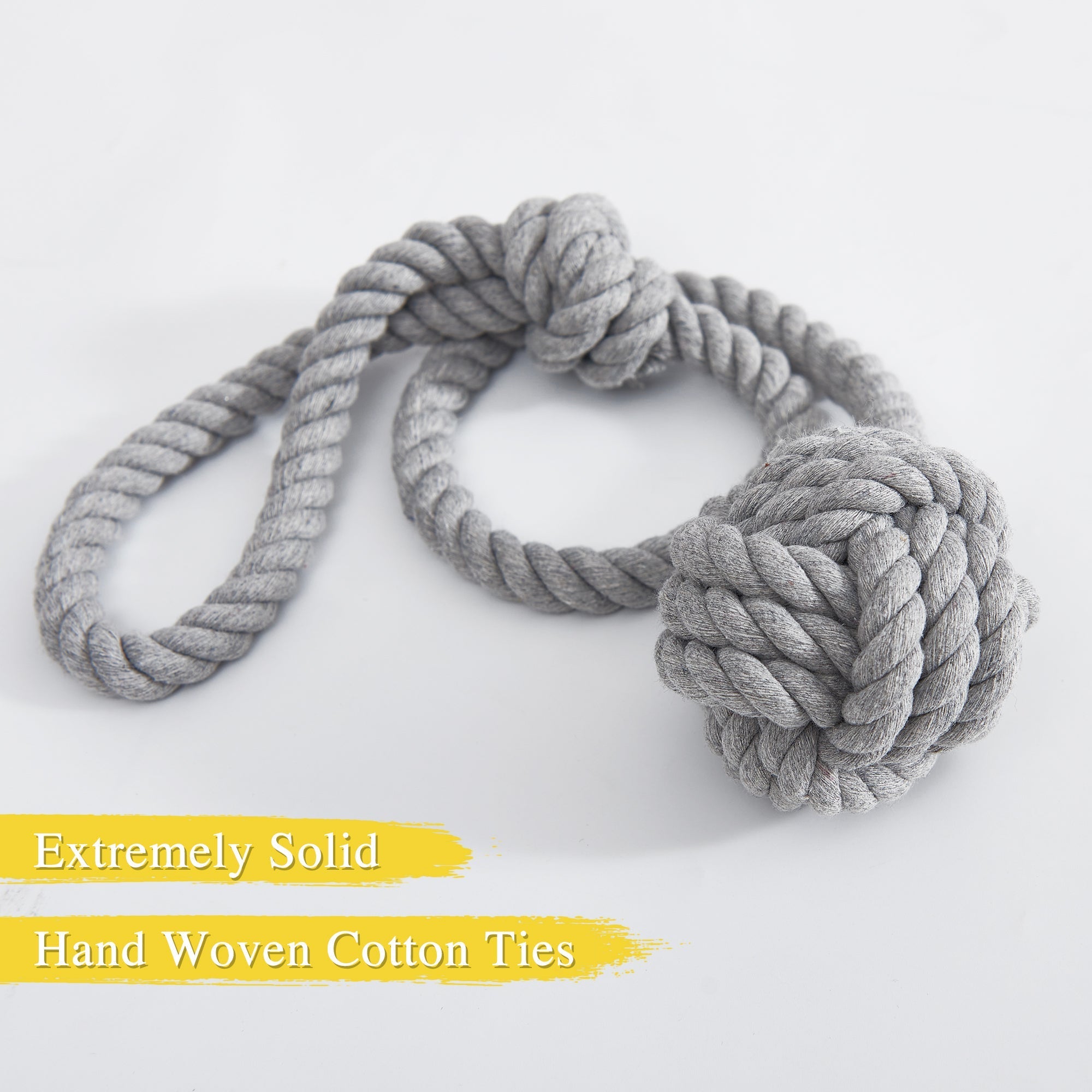 Macramé Gordijnhouders met Houten Stok – Handgeweven Katoenen Tie Backs voor Natuurlijke Boho Stijl | Sansoti