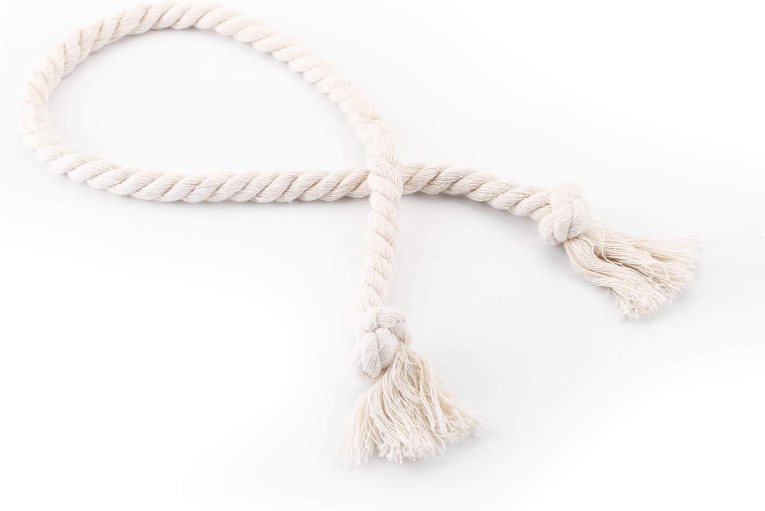 Macramé Gordijnhouders met Houten Stok – Handgeweven Katoenen Tie Backs voor Natuurlijke Boho Stijl | Sansoti