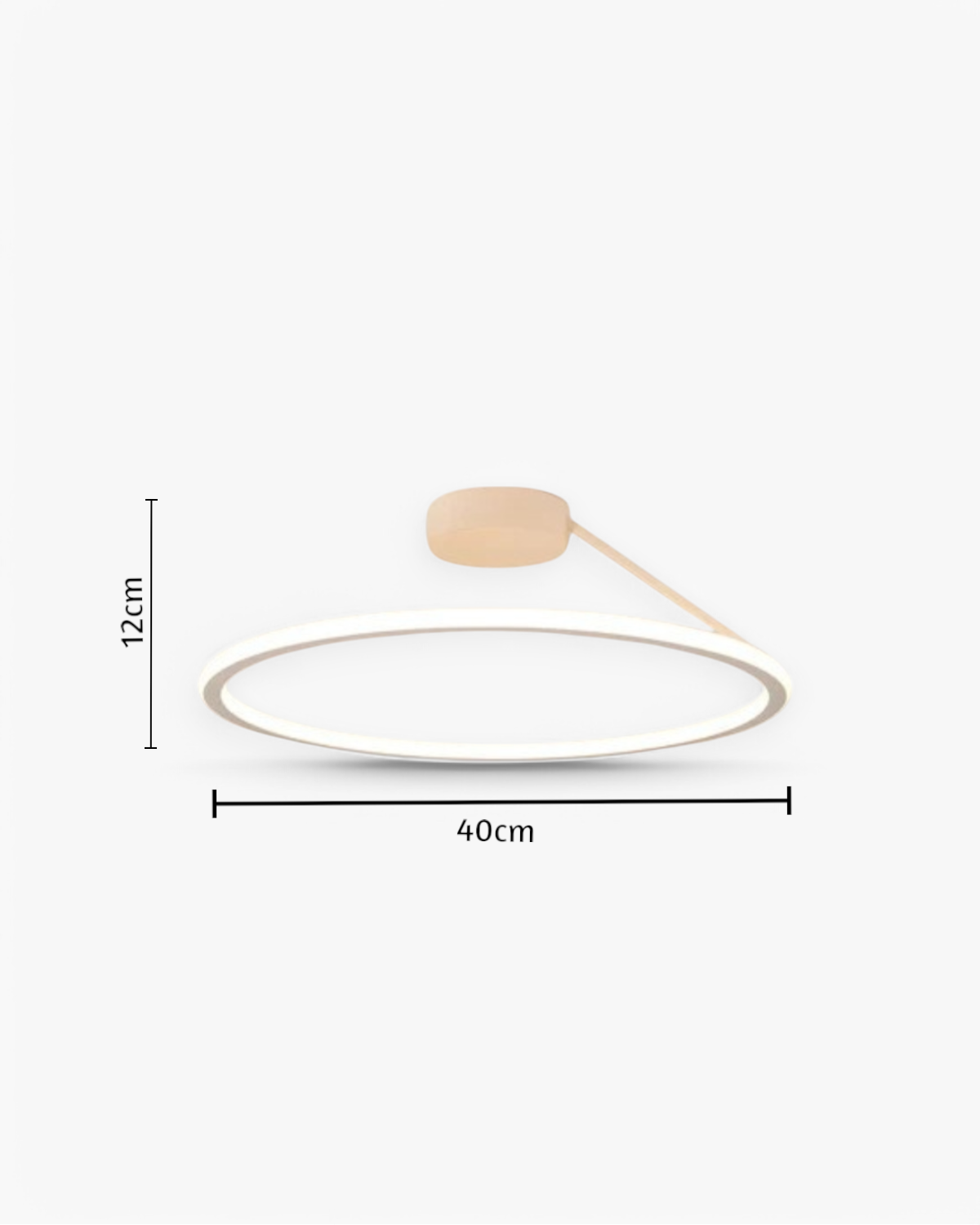 Moderne Plafondlamp Ring Minimalistisch Design Zwart Wit Goud S M L Dimbaar LED Sfeerverlichting Woonkamer Slaapkamer Eetkamer Scandinavische Stijl | Sansoti