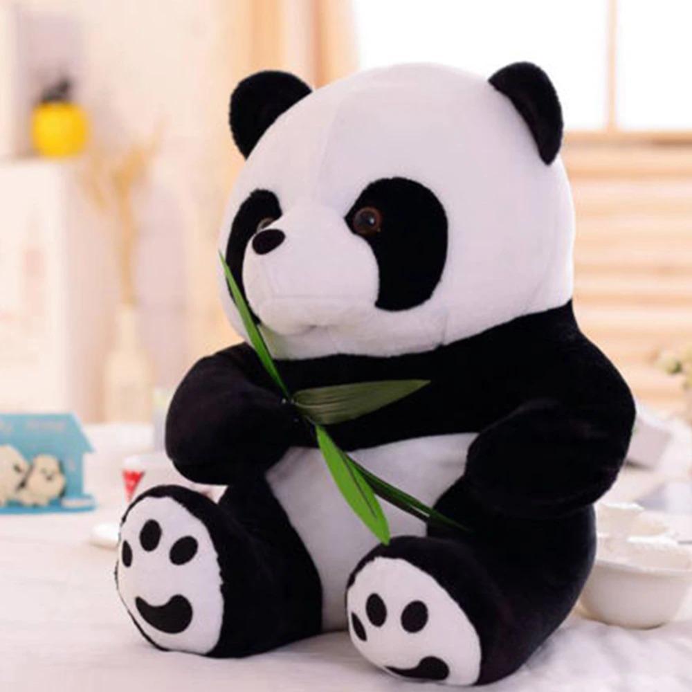 Pluszowa panda Miękka Wypchana Przytulanka Motyw bambusa Pokój dziecięcy Zabawka XL Dla dzieci Prezent Dekoracja | Sansoti
