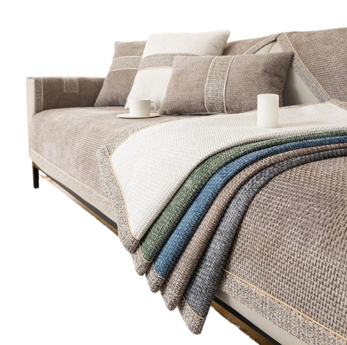 Chenille Bankhoes Antislip Structuur Bescherming Huisdieren Kleur en Maat Universeel | Sansoti