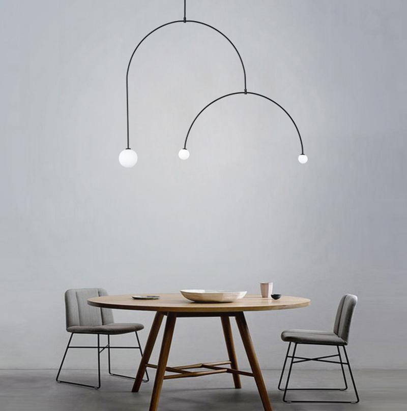 Mobiel Plafondlamp met Glazen Bollen – Modern Messing of Zwart Design – 9 Configuraties – G9 & G4 Fitting | Sansoti
