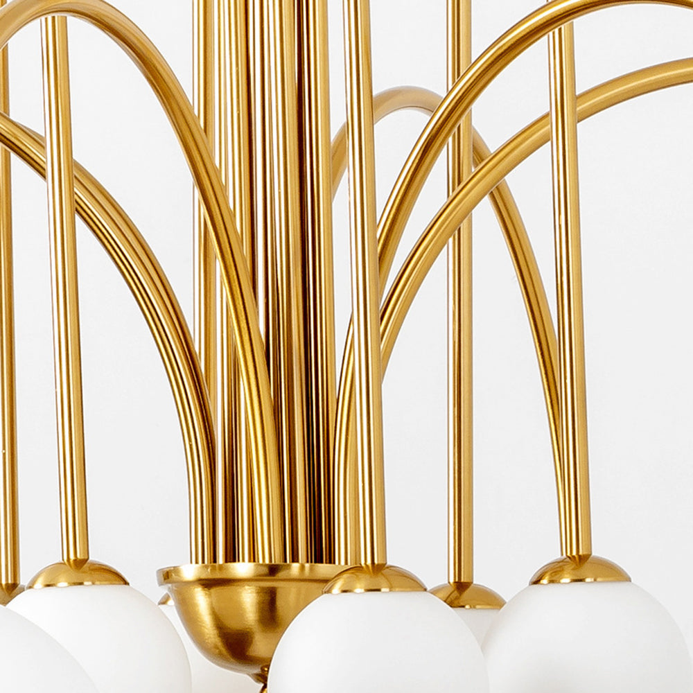Hanglamp Zwaluwen Metaal Glas Zwart Goud Roze G9 LED Woonkamer Slaapkamer Decoratief | Sansoti