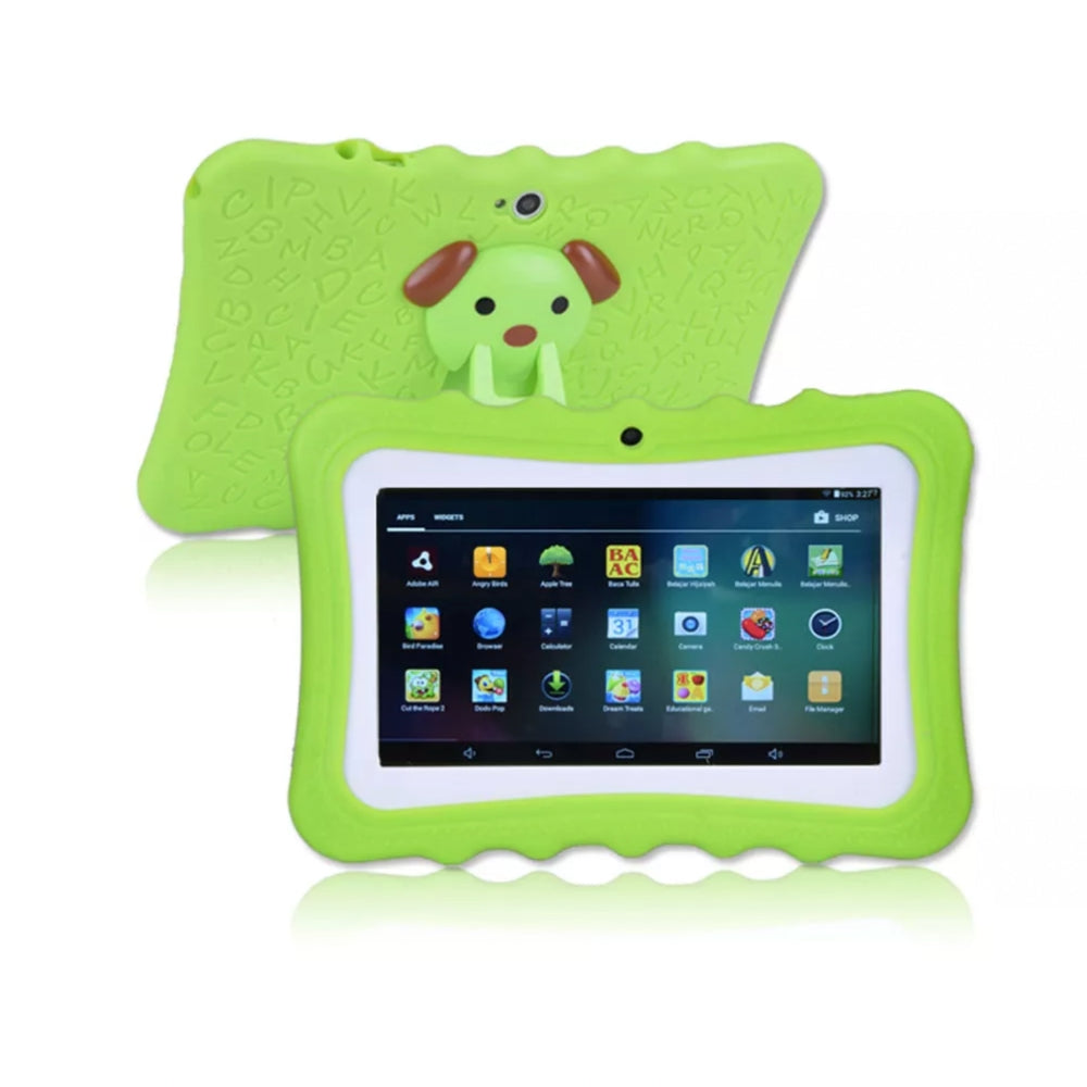 Kindertablet 7-inch met Schokbestendige Beschermhoes Educatief Speelgoed voor Kinderen | Sansoti