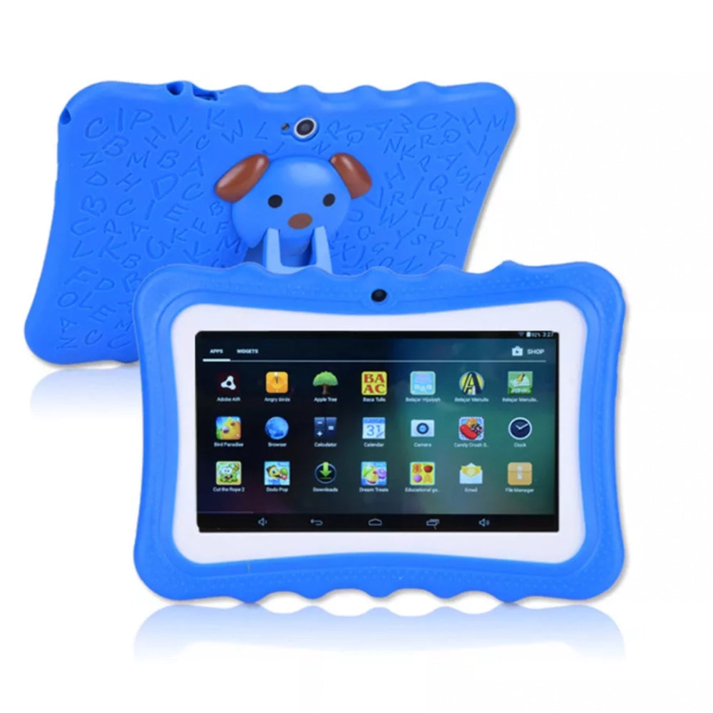 Kindertablet 7-inch met Schokbestendige Beschermhoes Educatief Speelgoed voor Kinderen | Sansoti