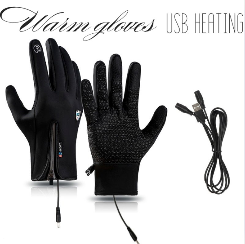 Verwarmbare Handschoenen met USB Touchscreen Waterdicht Winddicht voor Winter | Sansoti
