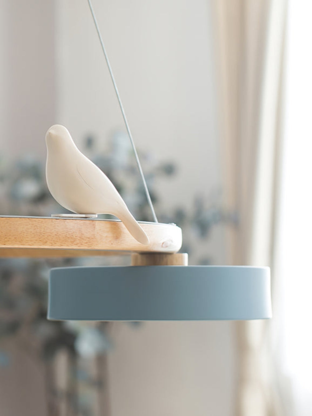 Decoratieve Vogelkroonluchter met Gekleurde Cirkels voor Eetkamer en Woonkamer | Sansoti