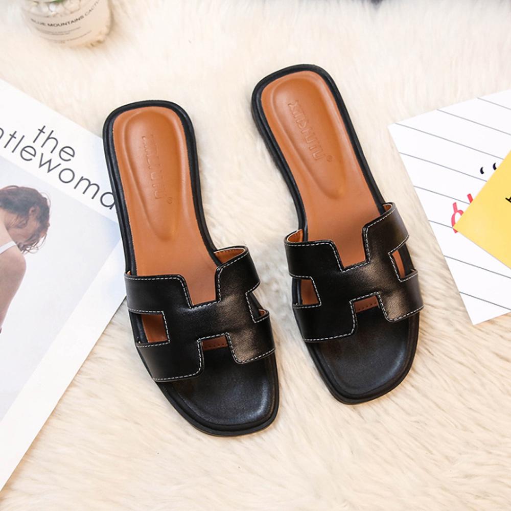 Dames Sandalen H-Profiel Vegan Leder Comfortabel Elegant Zomer Schoeisel | Sansoti