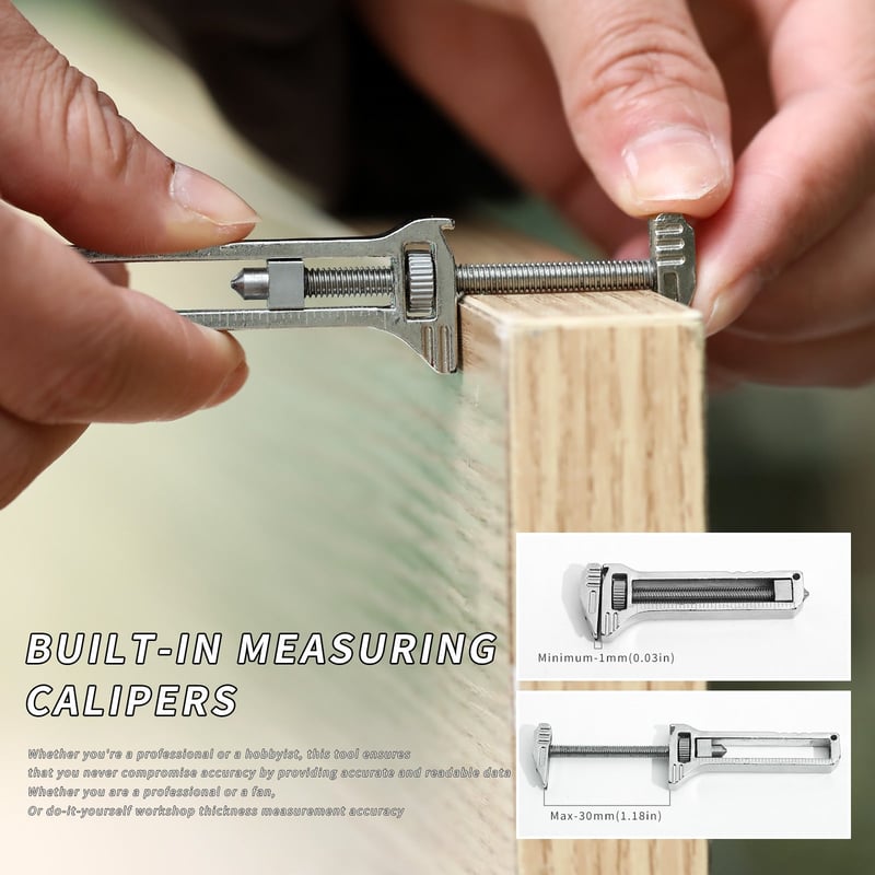 Multifunctional Compact Wrench with Integrated Bottle Opener and Measuring Scale for DIY, Camping and Outdoor Use | Sansoti