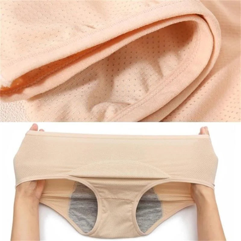 Hoogsluitende Menstruatie- en Incontinentieondergoed met Drielaags Absorptietechnologie 30-50ml | Sansoti