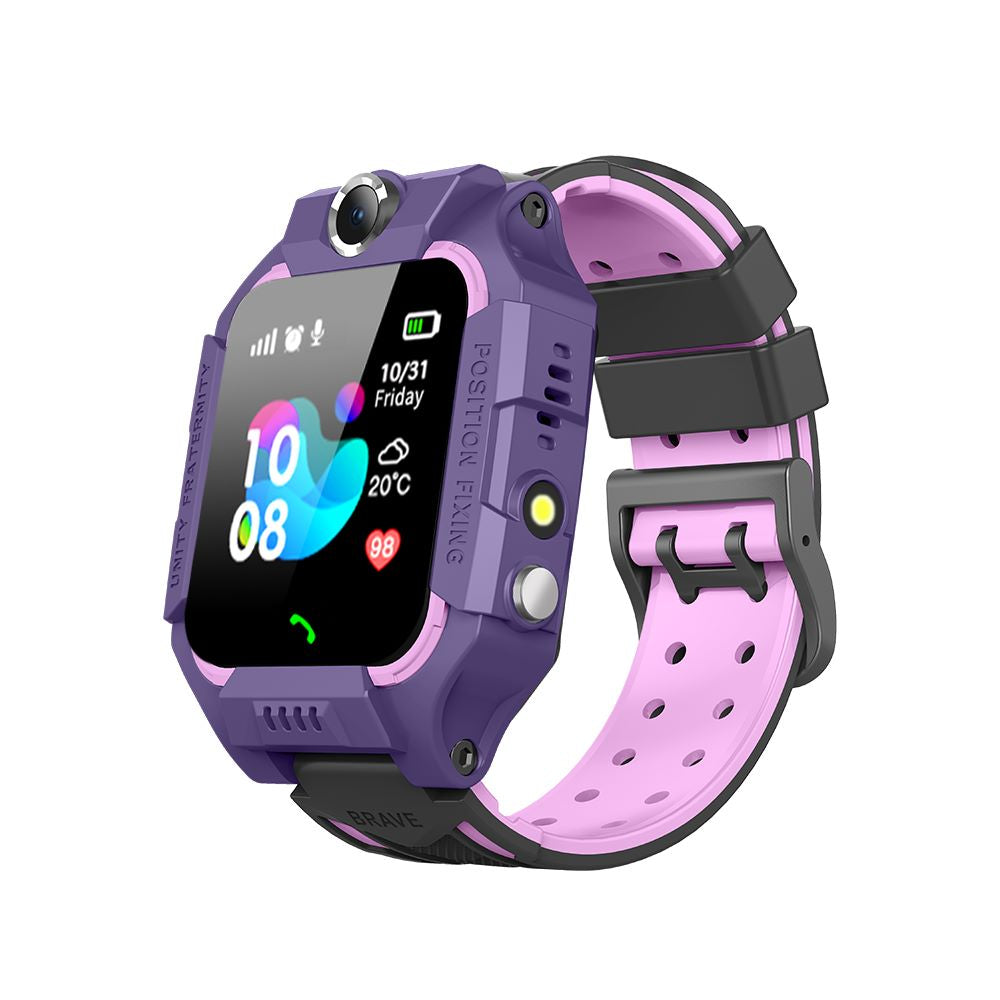Smartwatch voor Kinderen met GPS-Tracker Telefoonfunctie SOS-Knop Ingebouwde Camera Kleurrijk Polshorloge voor Jongens en Meisjes vanaf 4 Jaar | Sansoti