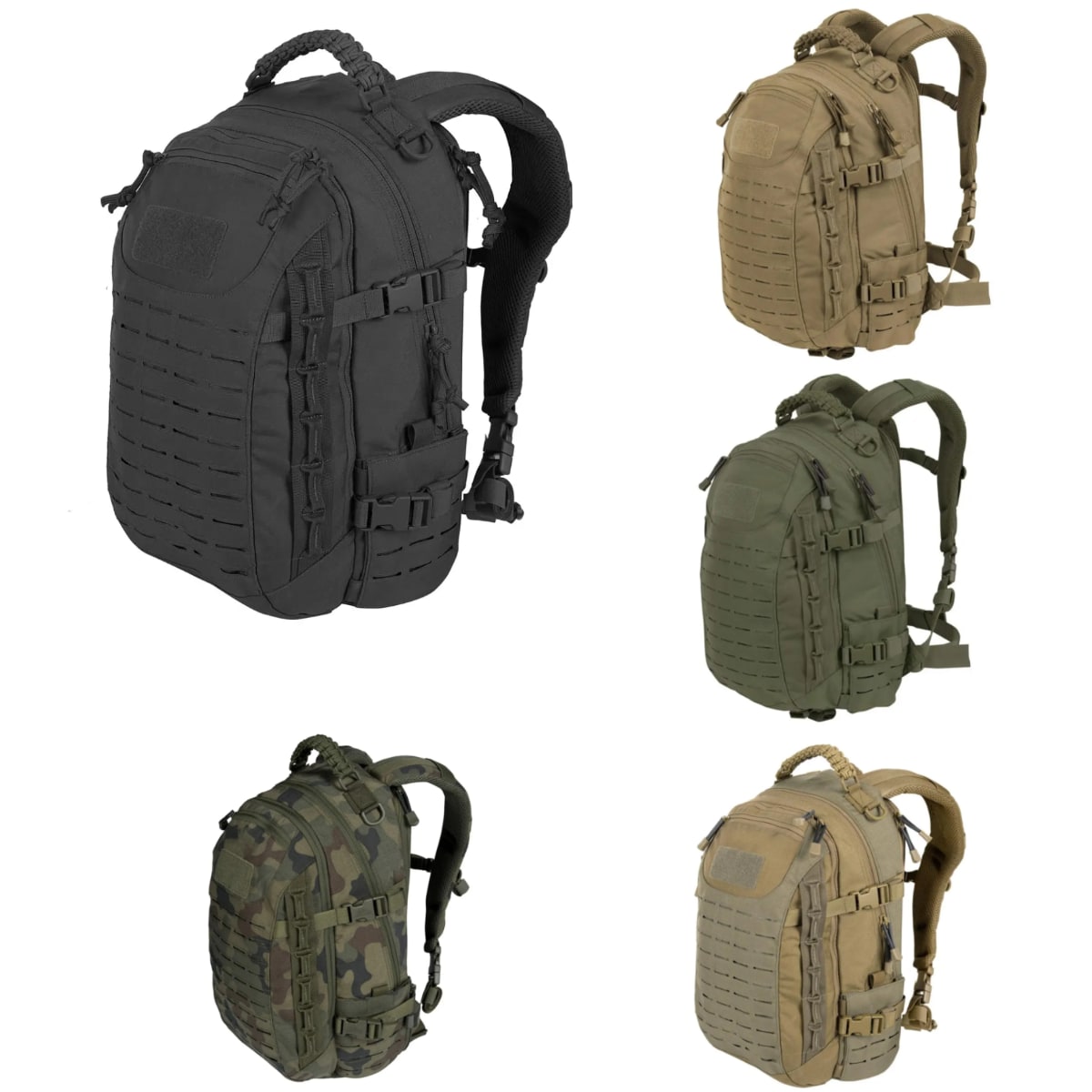 Tactical Backpack 30L Waterproof Cordura MOLLE Combat Ventilation Modular Outdoor Military Camping Hiking | Sansoti