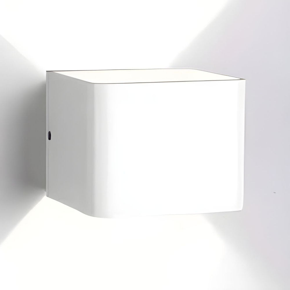 Applique Cubbon LED aluminium acrylique noir/blanc éclairage mural intérieur moderne haut bas lampe design chambre hall | Restfield