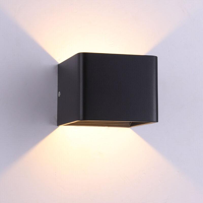 Vierkante LED Wandlamp Aluminium 5-15W Warm Koel Wit Minimalistisch Modern Design Woonkamer Slaapkamer | Sansoti