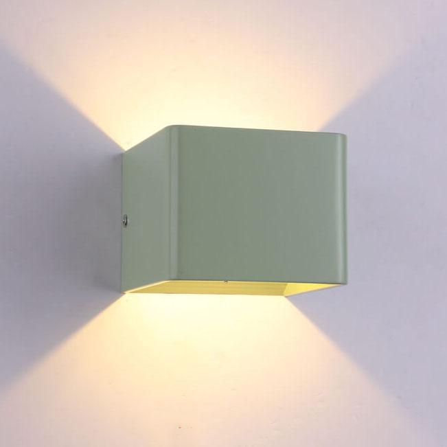 Vierkante LED Wandlamp Aluminium 5-15W Warm Koel Wit Minimalistisch Modern Design Woonkamer Slaapkamer | Sansoti