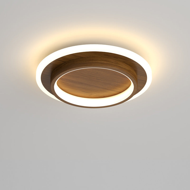 LED Deckenleuchte Rund 10W 20W Schwarz Weiß Schlafzimmer Flur Wohnzimmer Moderne Deckenbeleuchtung Niedrige Deckenlampe | Restfield