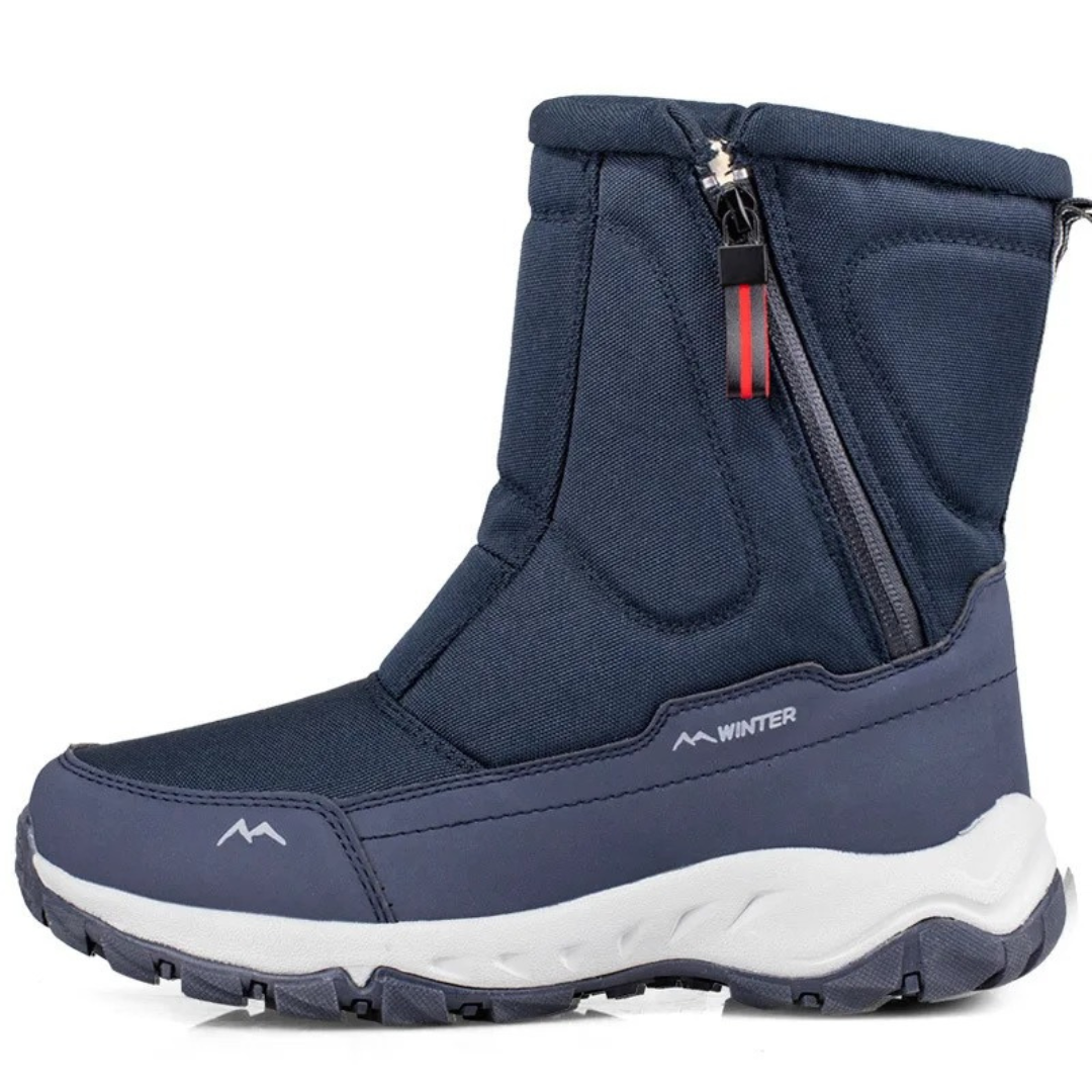 Lined Women's Winter Boots Waterproof Snow Boots Non-Slip Warm Lined Oxford Material Snow Boots | Sansoti