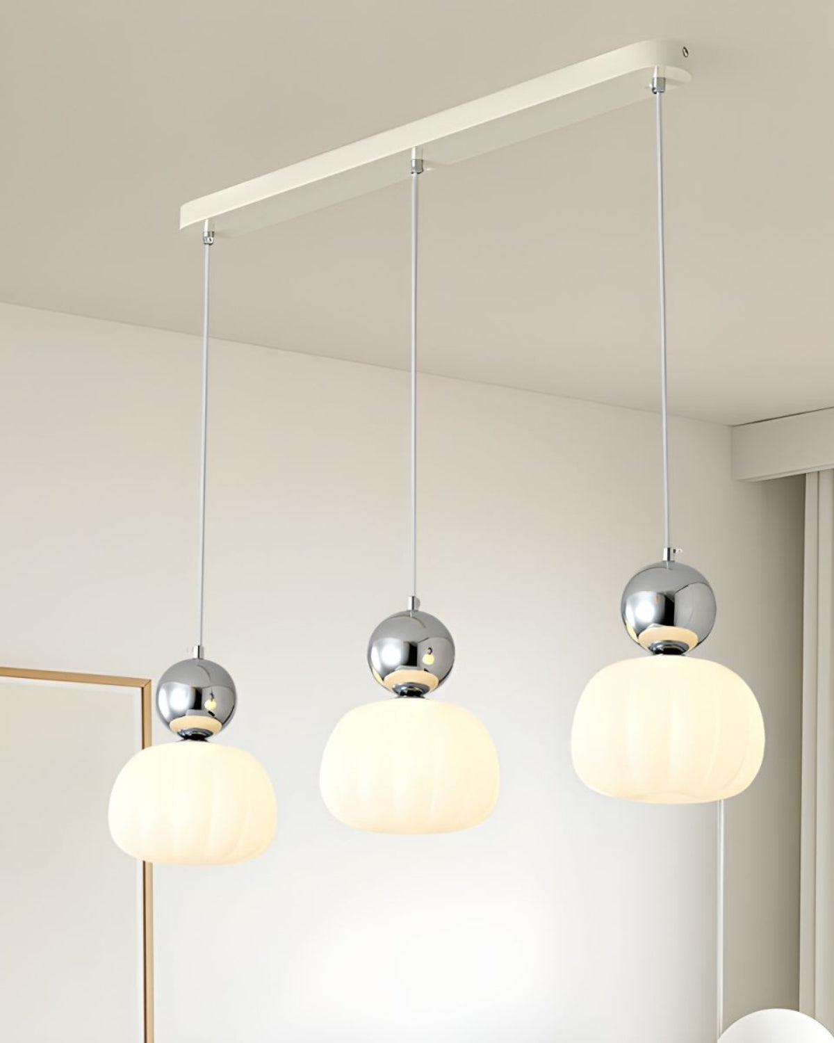 Art Deco Hanglamp Sculptuur met Warme Gloed voor Woonkamer Eetkamer | Sansoti