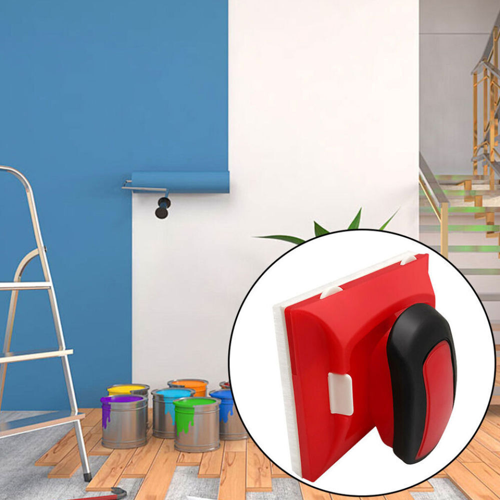 Schilderrandengids met Rolsysteem – Professionele Schildertool voor Strakke, Rechte Lijnen zonder Schilderstape | Multifunctionele Verfrandgeleider voor Plafonds, Muren, Plinten & Kozijnen | Sansoti