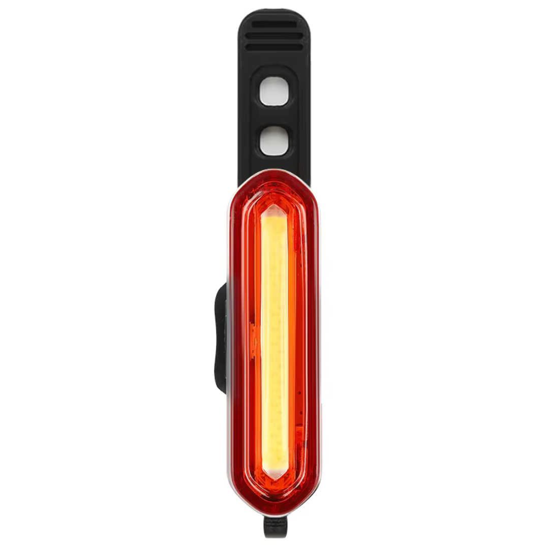 Compacte USB Fietsachterlicht met 200 Lumen & Stroboscoop – Veiligheidslicht voor Nachtritten, 4 Lichtmodi, Waterdicht IPX5 | Sansoti