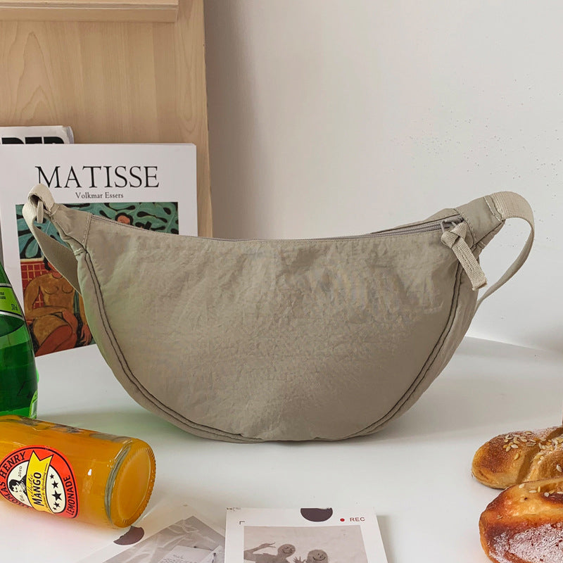 Halve Maan Schoudertas Kunstleer Elegante Damestas Crossbody Handtas Mode Accessoire Casual Dagelijks Gebruik | Sansoti