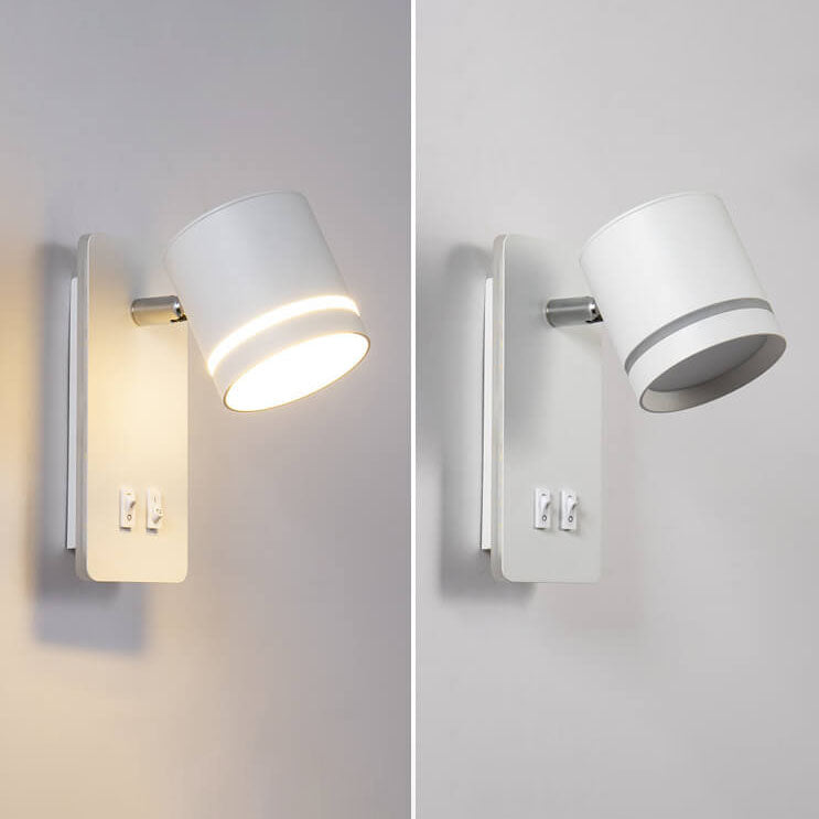 Applique murale LED réglable avec éclairage de lecture et halo lumineux pour la chambre, le salon et le couloir | Sansoti