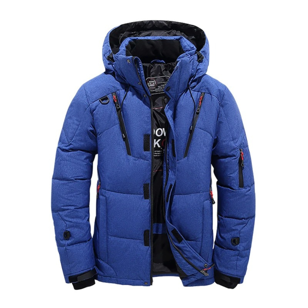 Gesteppte Winterjacke mit abnehmbarer Kapuze, winddicht, dick gefüttert, für Herren und Damen, warm, lässig, lange Ärmel | Sansoti